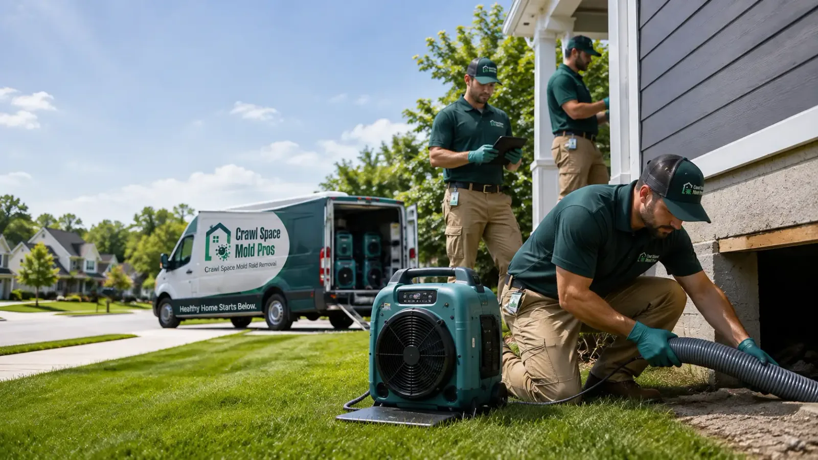 Crawl Space Mold Removal in Kinsley, KS